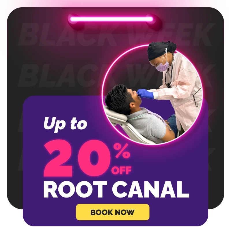 Up to 20% off on endodontics (root canal treatments). Effective solutions for your dental health.